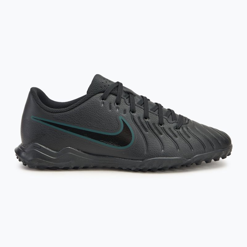 Scarpe da calcio da uomo Nike Tiempo Legend 10 Club TF nero/giungla profonda/nero 2