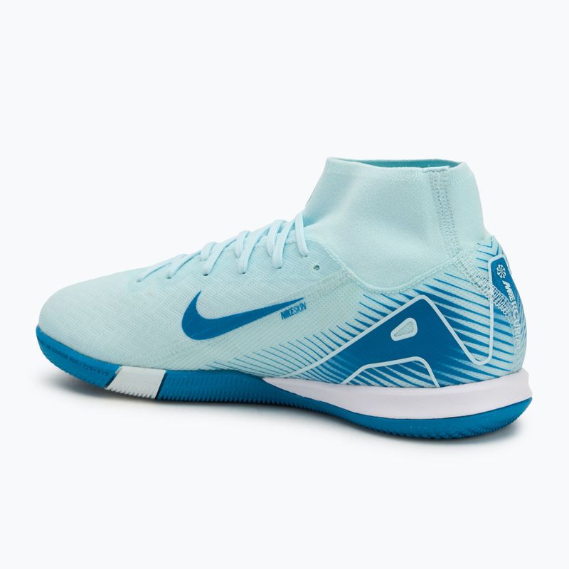 Scarpe da calcio da uomo Nike Mercurial Superfly 10 Academy IC ghiacciaio blu / blu orbita 3