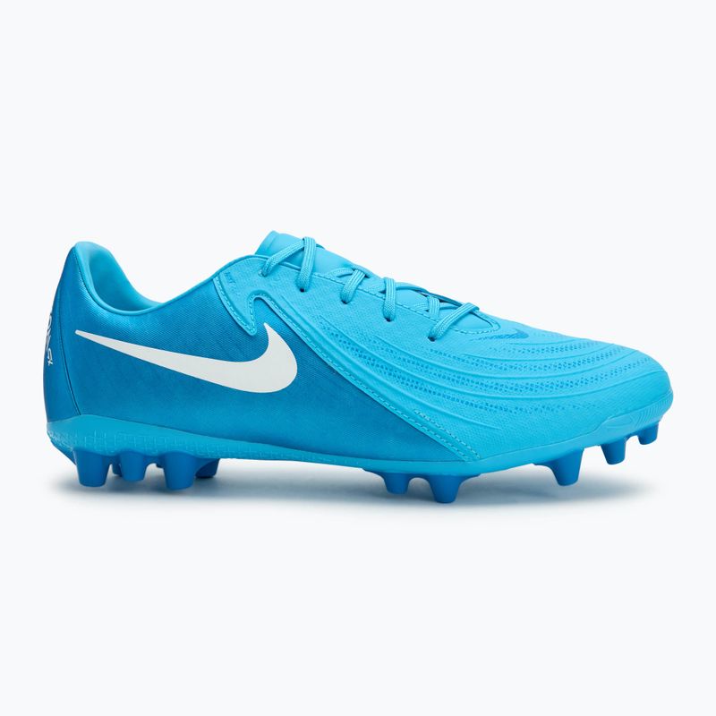 Scarpe da calcio uomo Nike Phantom GX 2 Academy AG blu fury / bianco 2