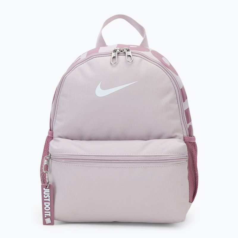 Nike Brasilia Just Do It Mini 11 l zaino urbano per bambini platinum violet/plum dust/white