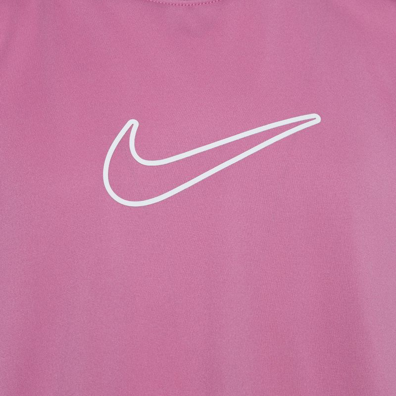 Maglietta da bambino Nike One Dri-Fit magic flamingo/bianco 3