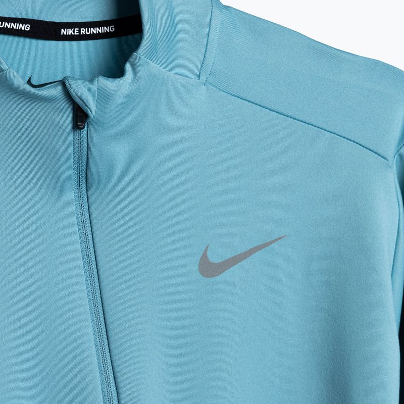 Uomo Nike Dri-FIT Element 1/2-Zip denim turchese, manica lunga da running 9