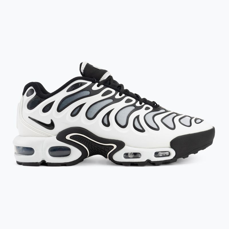 Uomo Nike Air Max Plus Drift scarpe bianco / argento metallico / nero 2