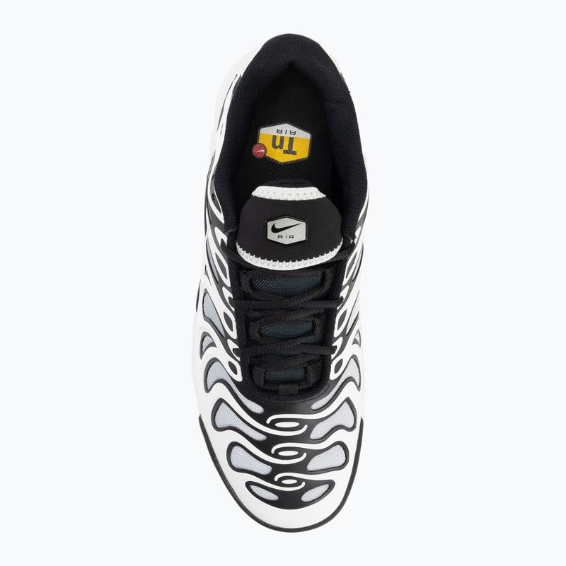 Uomo Nike Air Max Plus Drift scarpe bianco / argento metallico / nero 5