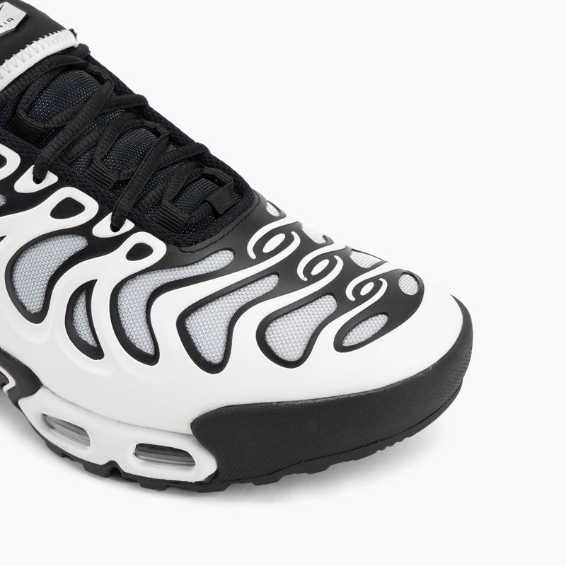 Uomo Nike Air Max Plus Drift scarpe bianco / argento metallico / nero 7