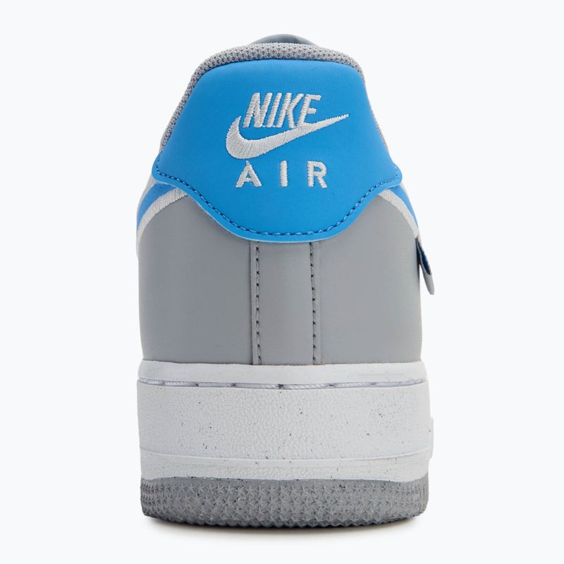 Nike Air Force 1 '07 Next Nature scarpe da uomo lupo grigio / bianco / università bluebi 6