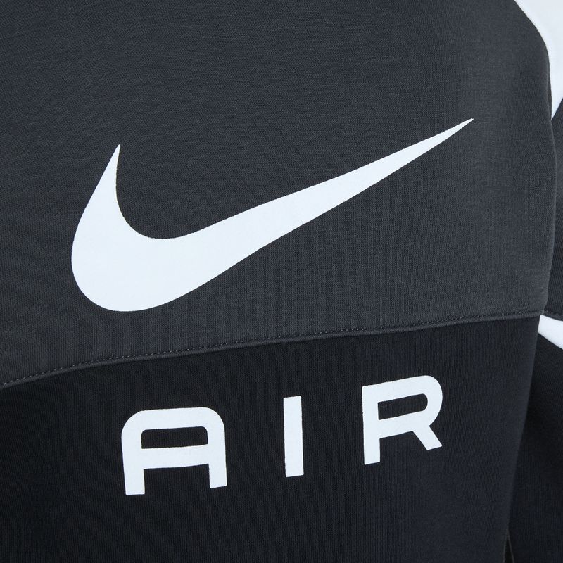 Felpa Nike Air Crew bambino nero / antracite / bianco / bianco 4