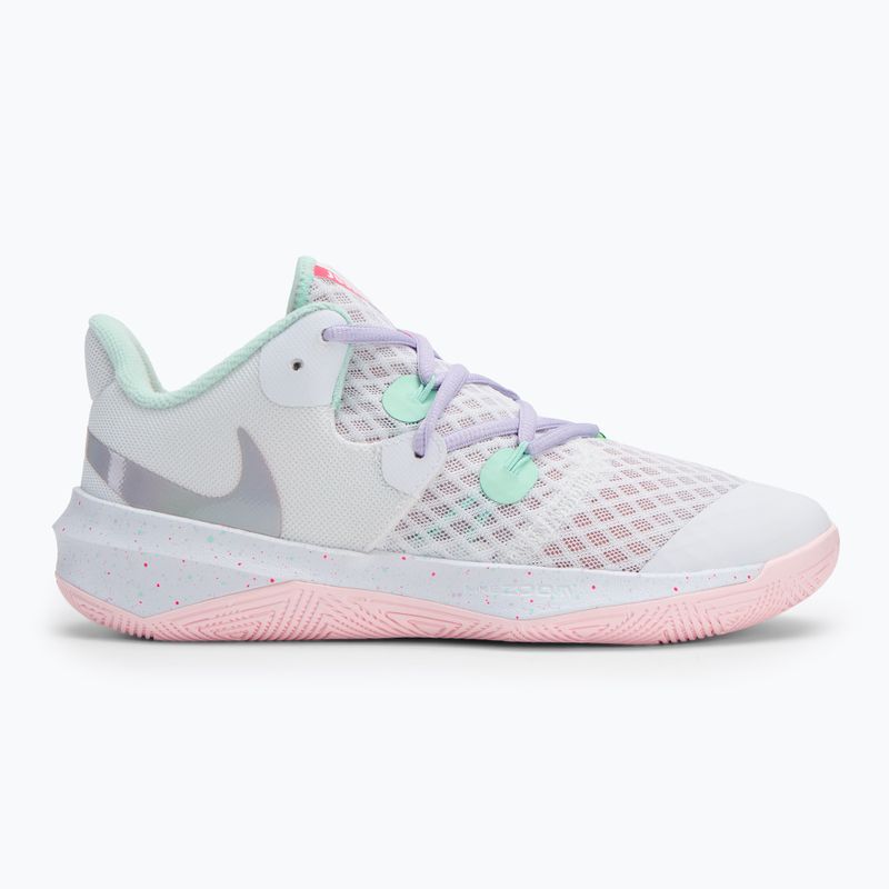 Nike Zoom Hyperspeed Court SE scarpe da pallavolo bianco/mint foam/grey/violet mist/pink foam 2