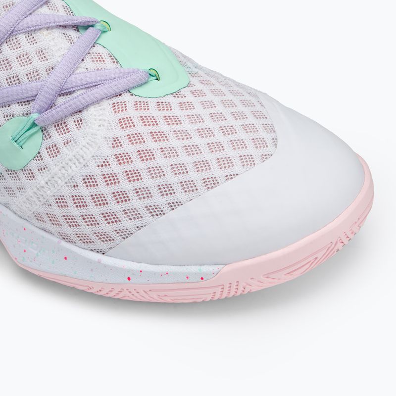 Scarpe da pallavolo Nike Zoom Hyperspeed Court SE bianco/minta schiuma/grigio/nebbiolina viola/schiuma rosa 7