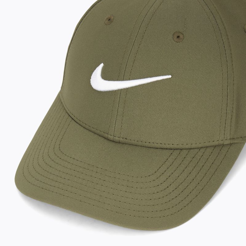Cappellino con visiera Nike Dri-FIT Club medium olive/white 3