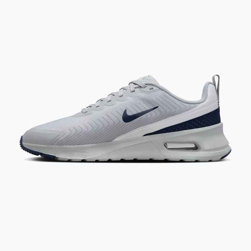 Uomo Nike Air Max Nuaxis luce fumo grigio / ossidiana / cyber / scarpe bianche 9