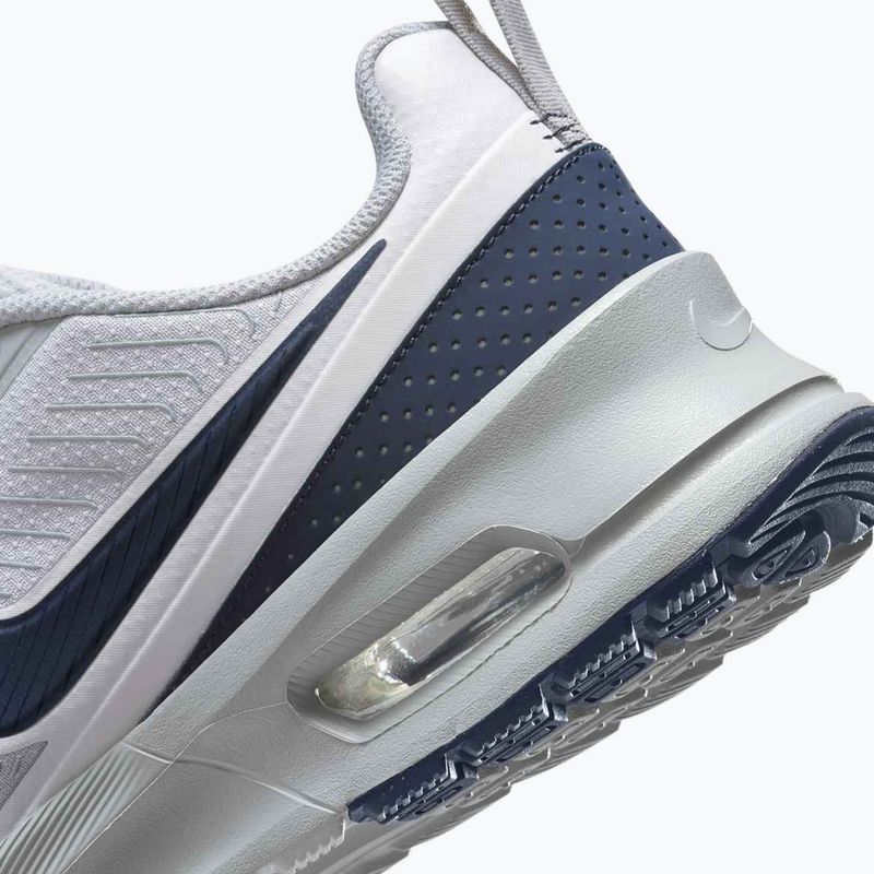 Uomo Nike Air Max Nuaxis luce fumo grigio / ossidiana / cyber / scarpe bianche 16