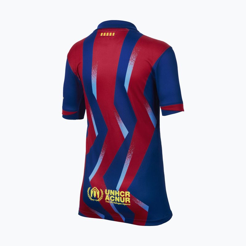 Maglia da calcio junior Nike FC Barcelona 2025/26 Stadium Fourth gym blue/gym blue/salsa red/opti yellow 7