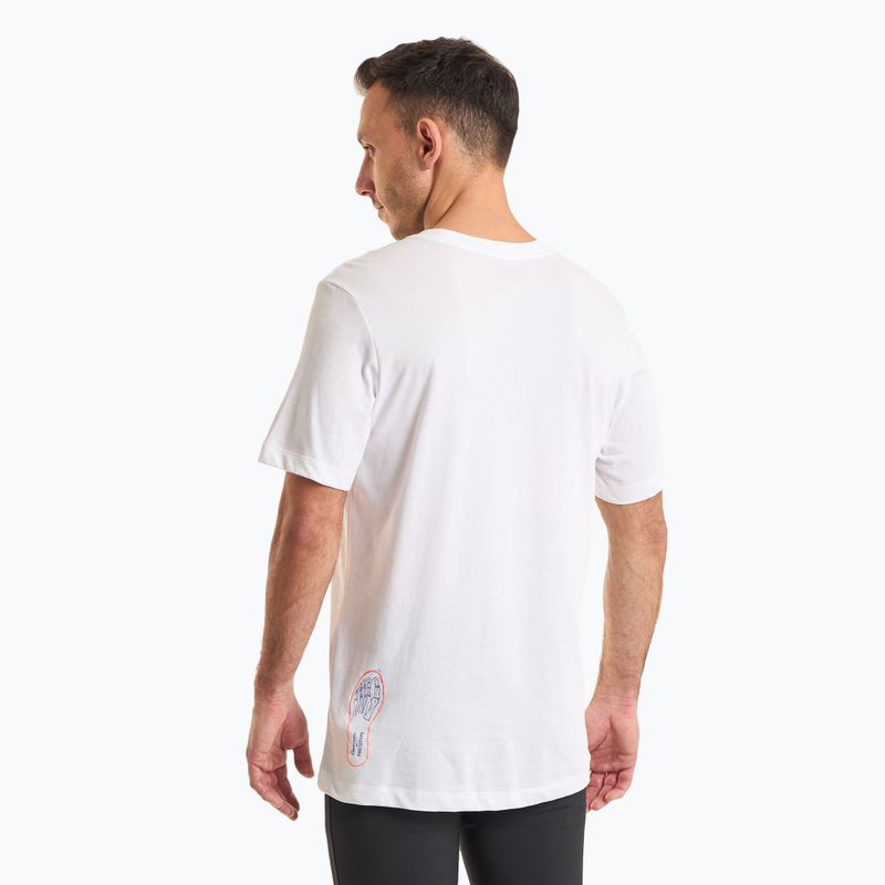 Maglietta da running Nike Dri-Fit Founders da uomo, bianco 2