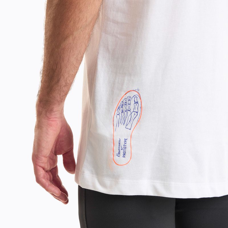 Maglietta da running Nike Dri-Fit Founders da uomo, bianco 4