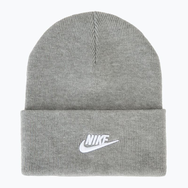 Berretto invernale Nike Peak Futura Beanie grigio scuro erica/bianco