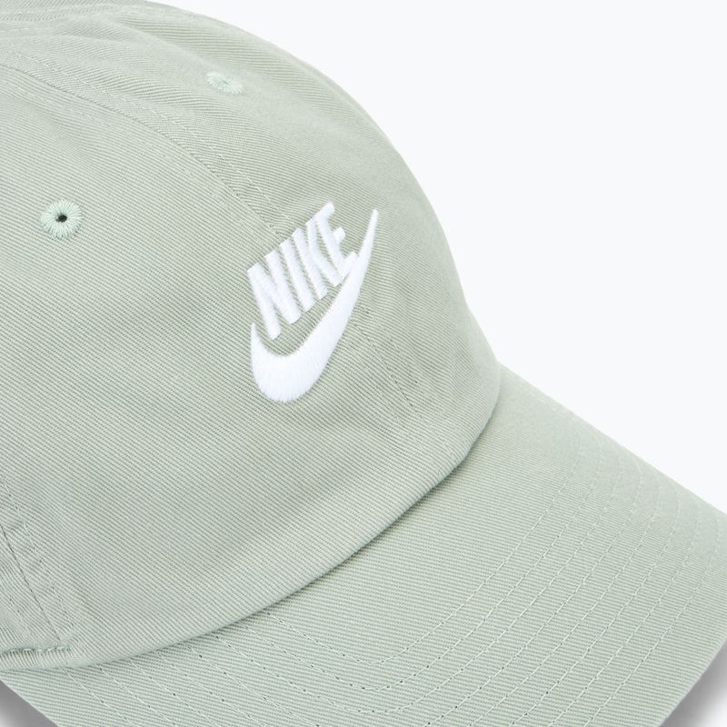 Cappello da baseball Nike Club Unstructured Futura Wash jade horizon/bianco 3