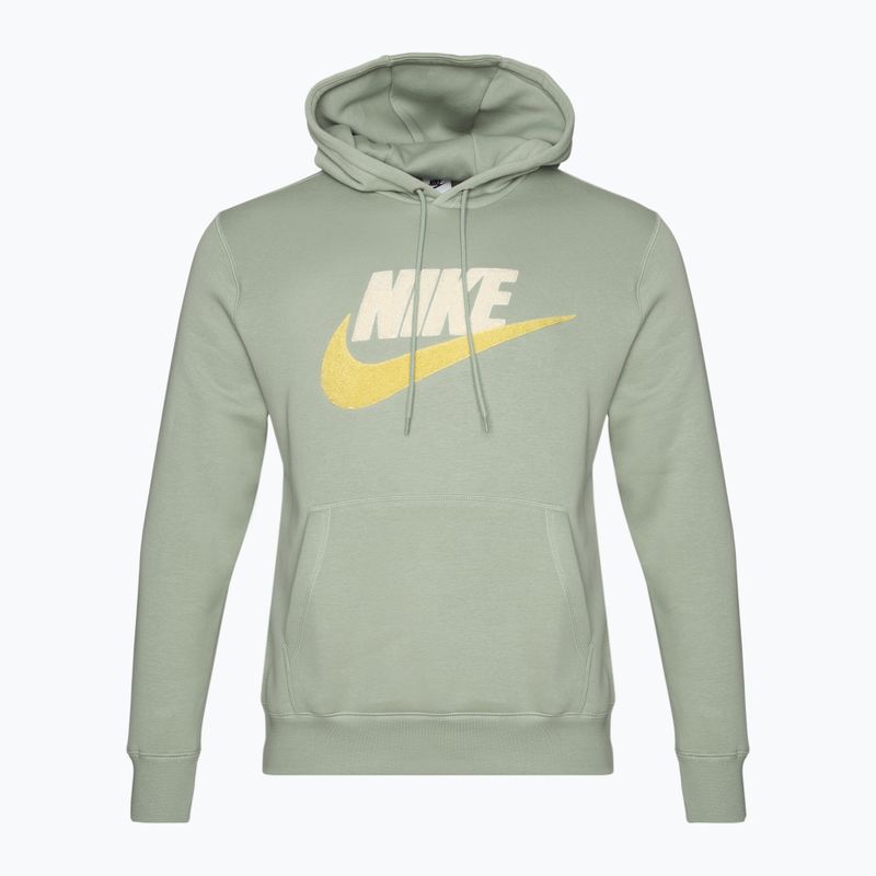 Felpa con cappuccio Nike Club Fleece Uomo jade horizon