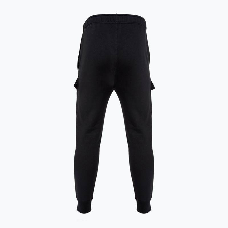 Pantaloni Nike Air Fleece Cargo da uomo nero/oro metallizzato 2