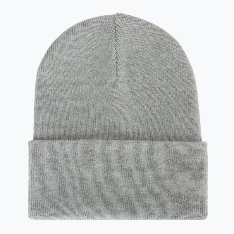 Berretto invernale Nike Peak Swoosh Beanie dark grey heather/white 2