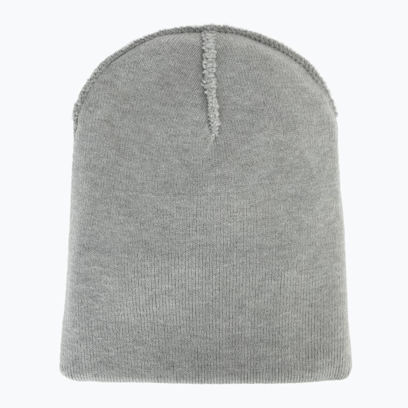 Berretto invernale Nike Peak Swoosh Beanie dark grey heather/white 4