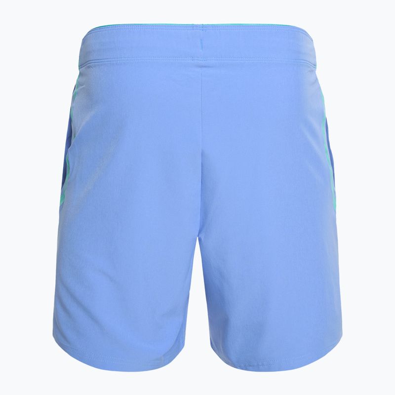 Pantaloncini da tennis Nike Court Advantage Dri-FIT 7" uomo, royal pulse/verde frost/bianco 2