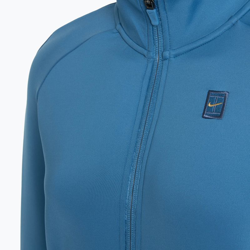 Felpa tennis donna Nike Court Dri-Fit Heritage FZ aegean storm / aegean storm 3