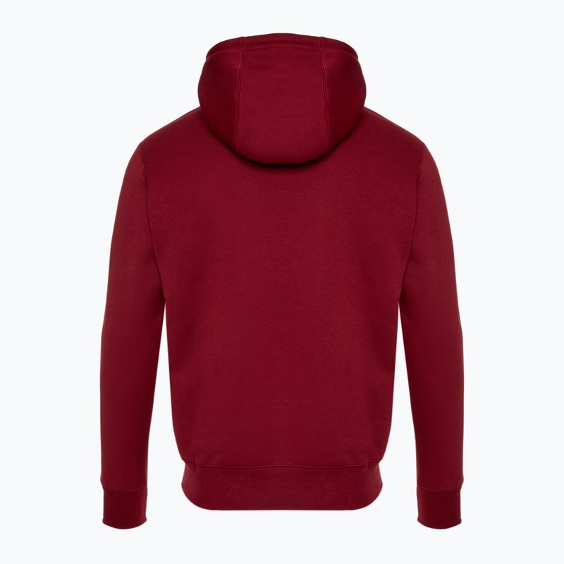 Felpa con cappuccio Nike Club Fleece Uomo rosso/rosso squadra 2