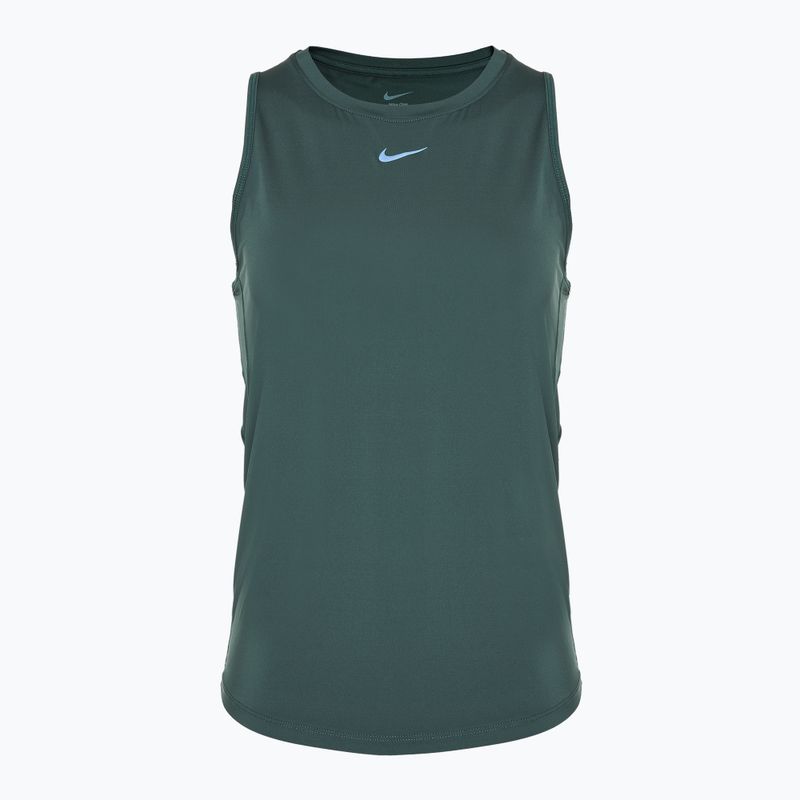 Canotta da allenamento donna Nike One Classic Dri-Fit verde antico/nero