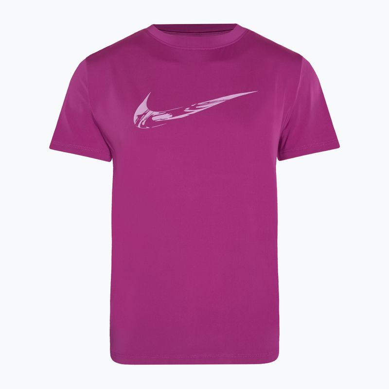 Maglietta da corsa Nike One Dri-Fit Donna fucsia caldo / mango selvatico chiaro