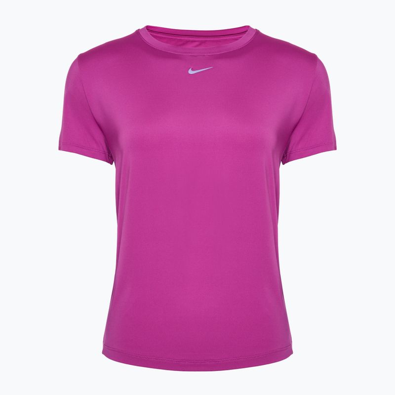 Maglietta Nike One Classic Dri-Fit donna fucsia caldo/nero