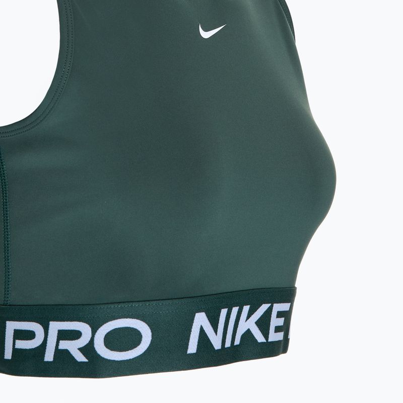 Canotta da allenamento Nike Pro Dri-Fit vintage verde/bianco da donna 3