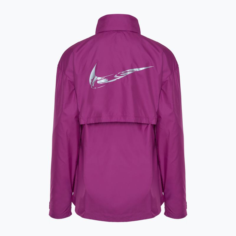 Giacca da corsa Nike Fast Repel donna, fucsia caldo 2