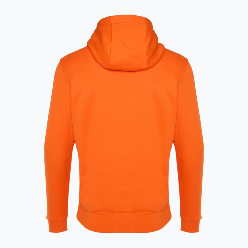 Felpa con cappuccio Nike Sportswear Club Fleece Uomo arancione di sicurezza/arancione di sicurezza/bianco 2