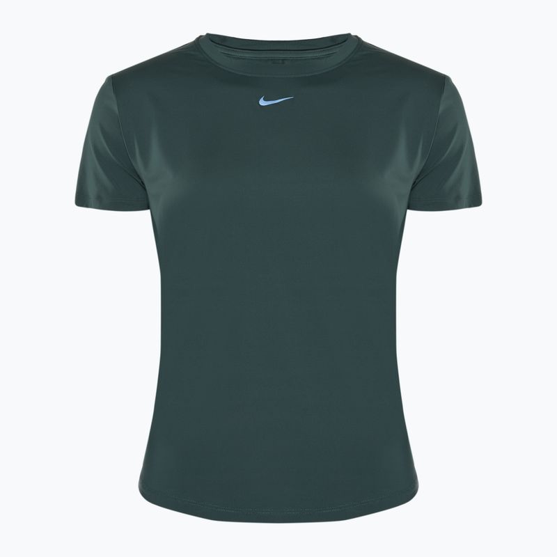 Maglietta Nike One Classic Dri-Fit verde vintage / nero da donna