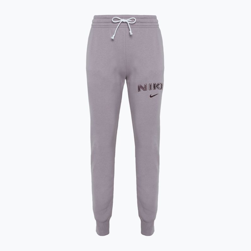 Pantaloni Nike Phoenix Fleece viola chiaro da donna