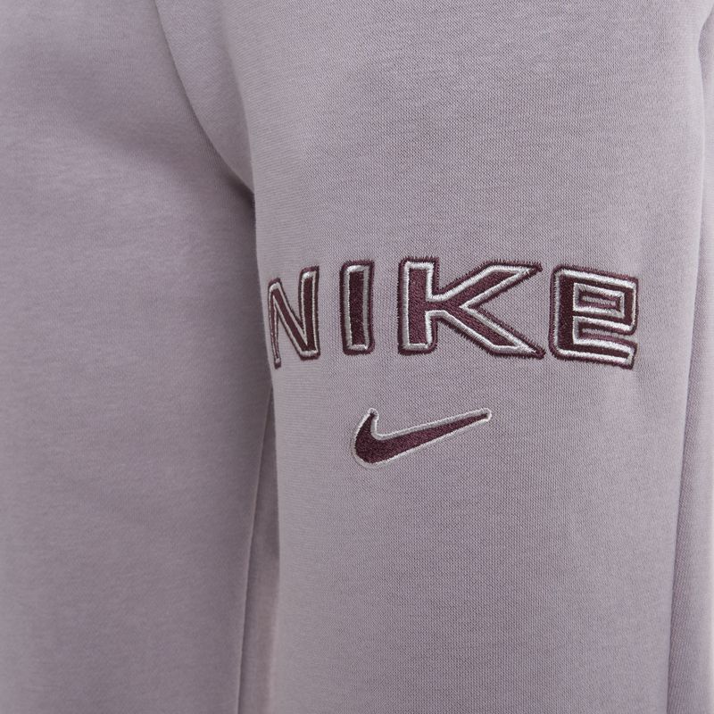 Pantaloni Nike Phoenix Fleece viola chiaro da donna 3