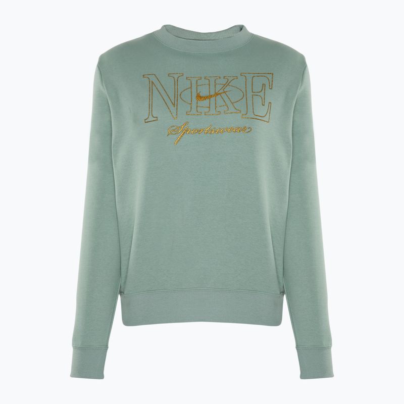 Felpa Nike Sportswear Club Fleece jade horizon da donna