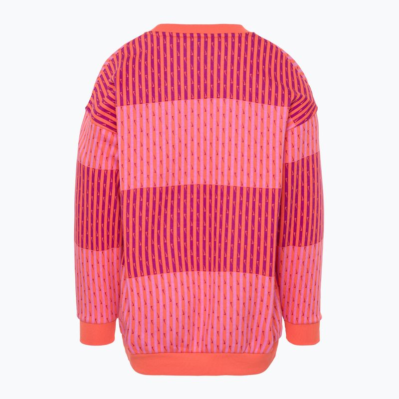 Felpa da bambino Nike Sportswear Club Fleece light wild mango/light wild mango/hot fuchsia 2