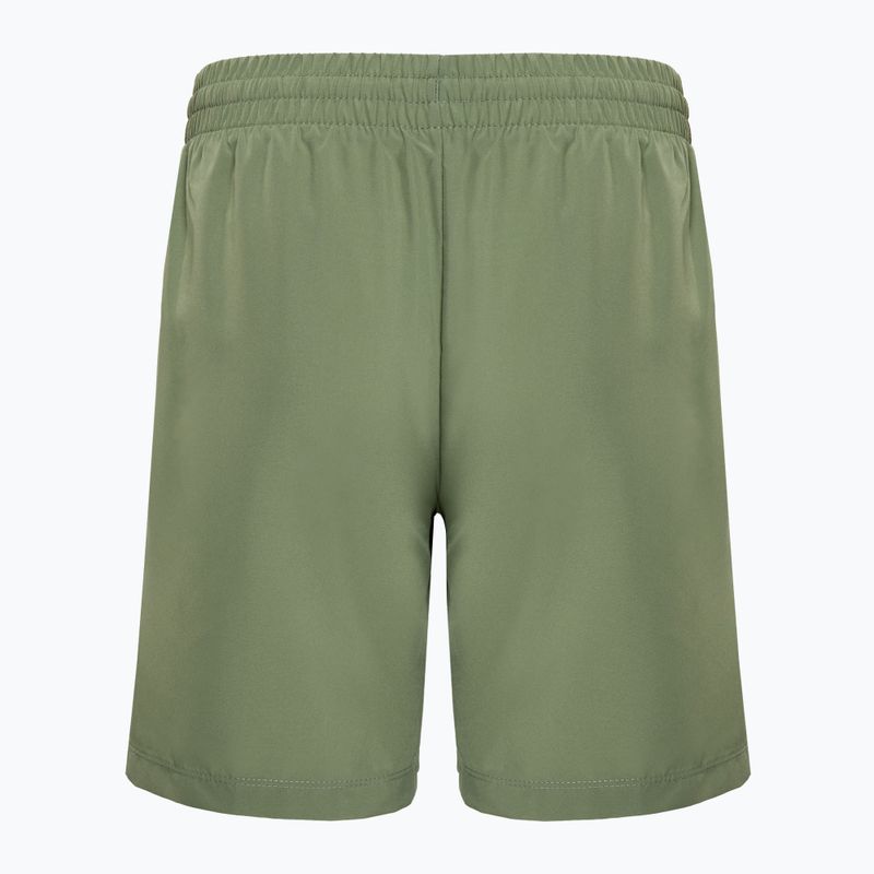 Pantaloncini da allenamento Nike Dri-Fit Multi oil verde/bianco da bambino 2