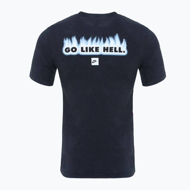 Maglietta da corsa Nike Dri-Fit Uomo nero 2
