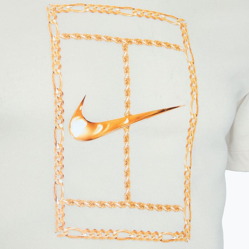 Maglietta da tennis Nike Court Dri-FIT Uomo marrone chiaro 3