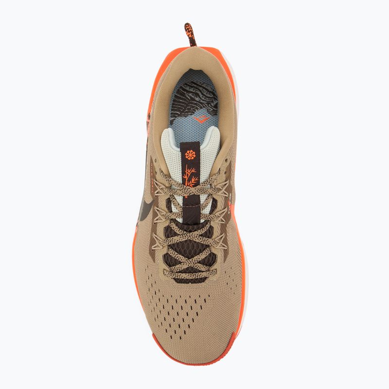 Nike Pegasus Trail 5 cachi / iper crimson / vintage uomini scarpe da corsa 5