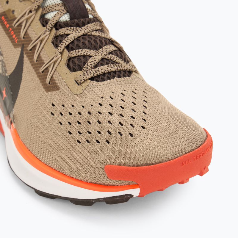 Nike Pegasus Trail 5 cachi / iper crimson / vintage uomini scarpe da corsa 7
