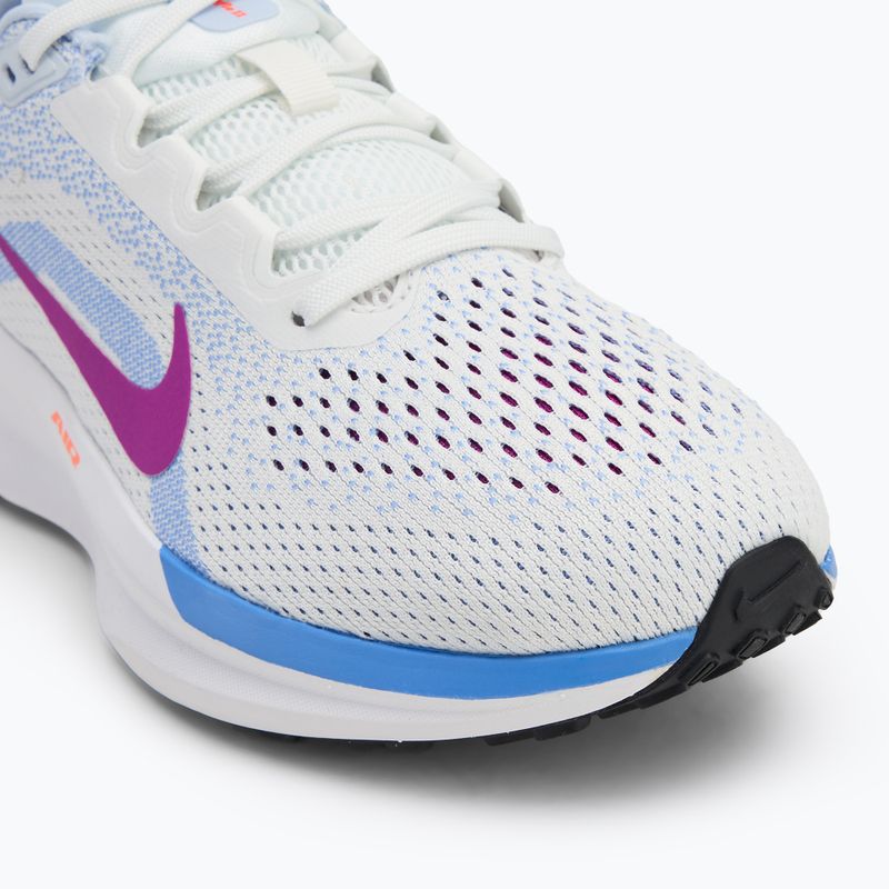 Nike Winflo 11 vertice bianco / impulso reale / calcio grigio / ipervioletto scarpe da corsa delle donne 7