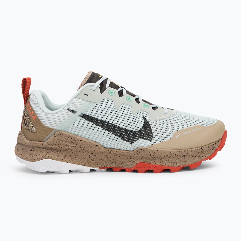 Scarpe da corsa uomo Nike Wildhorse 8 Trail R argento chiaro / marrone velluto / cachi 2