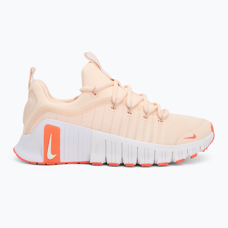 Scarpe da ginnastica da donna Nike Free Metcon 6 guava ice / light wild mango / wWhite 2