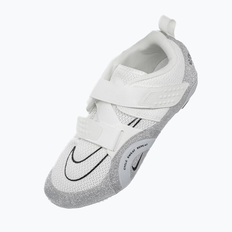 Scarpe da spinning Nike Superrep Cycle 2 Premium summit white/pure platinum/black 10