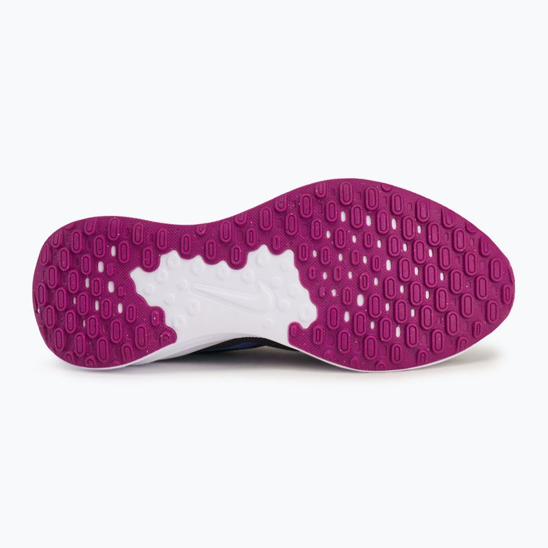 Nike Revolution 7 donne scarpe da corsa grigio fumo scuro / ipervioletto / bianco / cactus polveroso 4