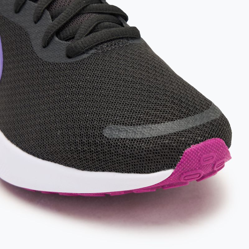 Nike Revolution 7 donne scarpe da corsa grigio fumo scuro / ipervioletto / bianco / cactus polveroso 7
